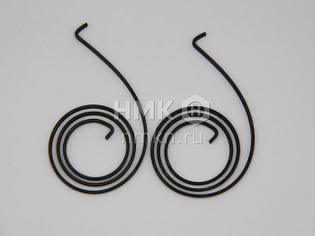 Комплект пружин для дверной ручки 30х18х1 загиб 6мм (вынос загиба 26мм) - 2 шт.